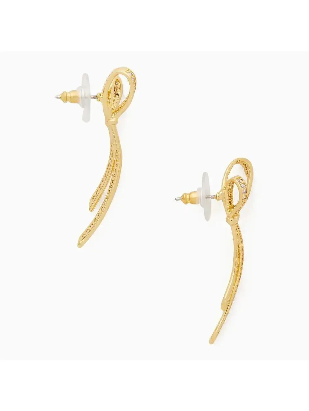 Kate Spade All Tied Up Pave Drop Earrings